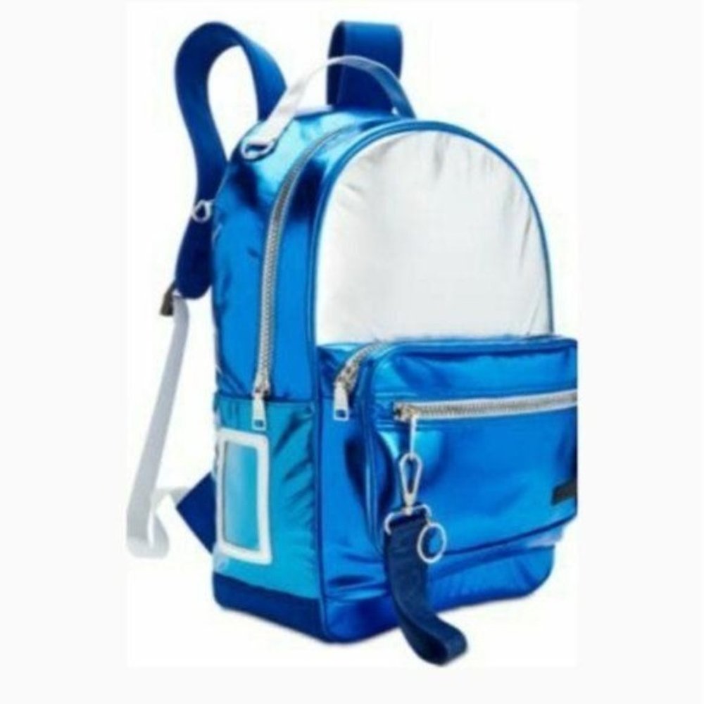 Steve Madden Metallic Backpack Set